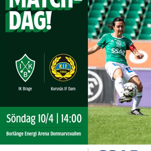 Matchdag: IK Brage Dam - Korsnäs IF Dam