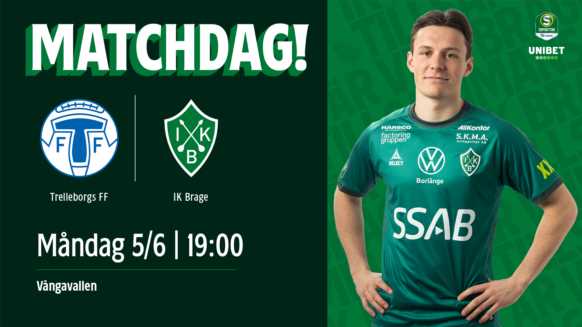 Matchdag: Trelleborgs FF - IK Brage