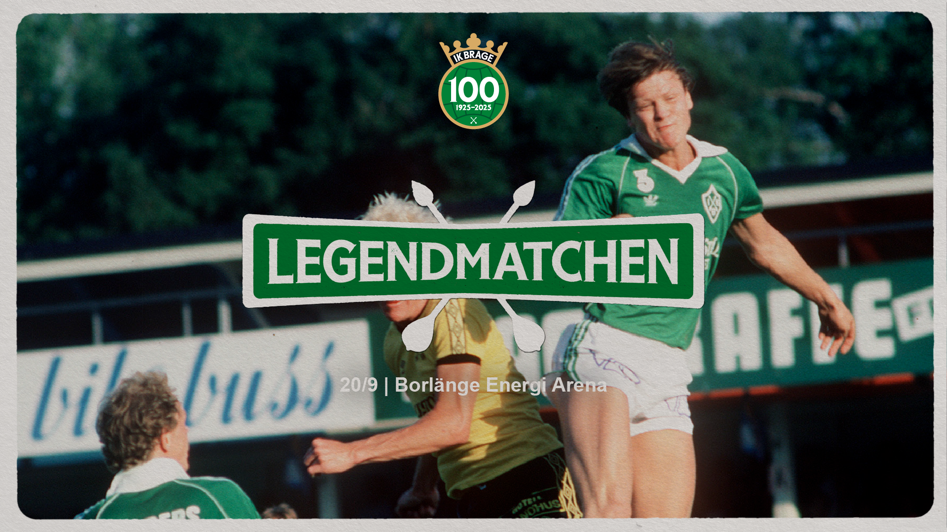 Välkomna på Legendmatch på Vallen innan lördagens Superettanmatch