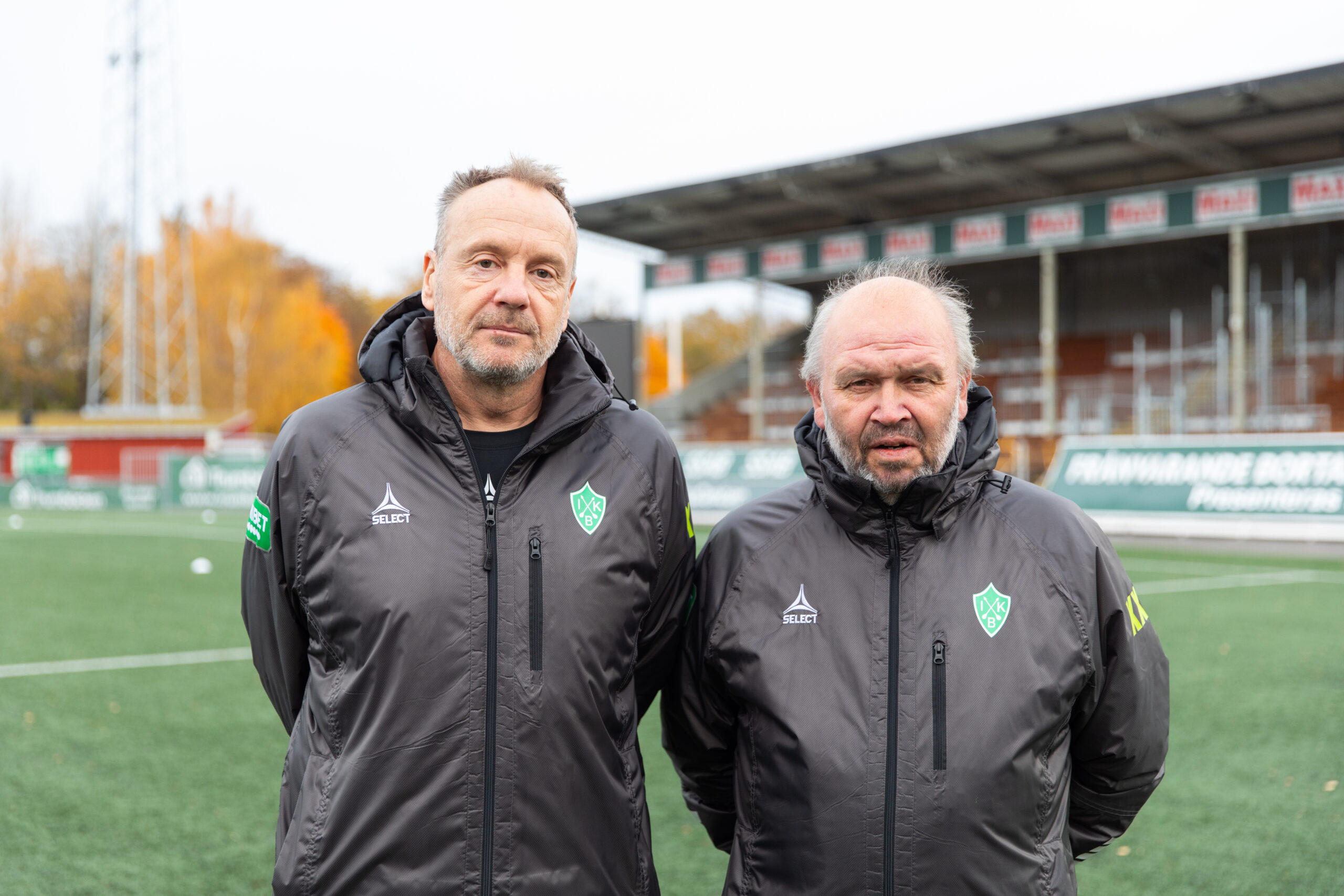 Björkgren och "Kral" Andersson inför uppgiften som väntar