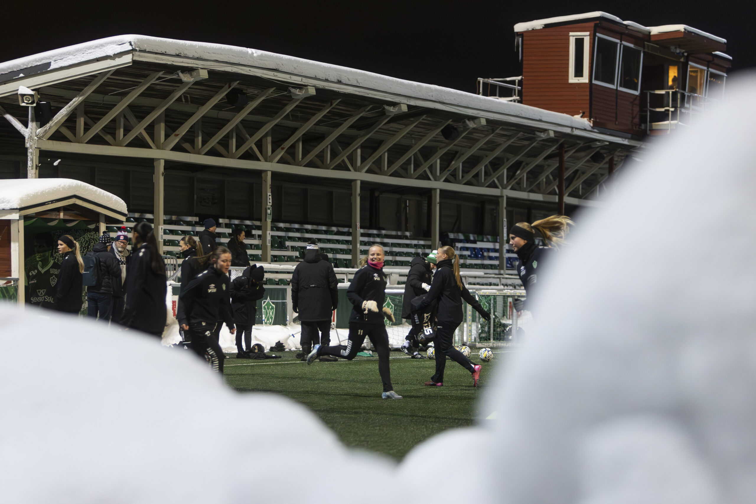 Förlust i damernas träningspremiär